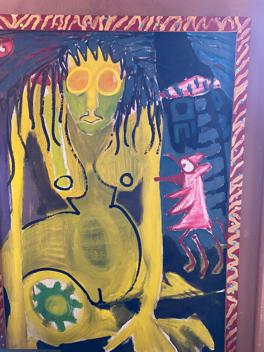 The Neon Lady and Pink Dog by Gail Struve
