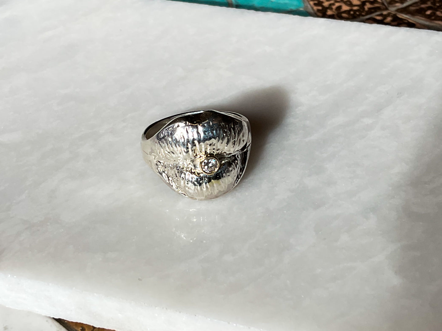 Diamond Kiss Ring by Basil Alexander Morningstar