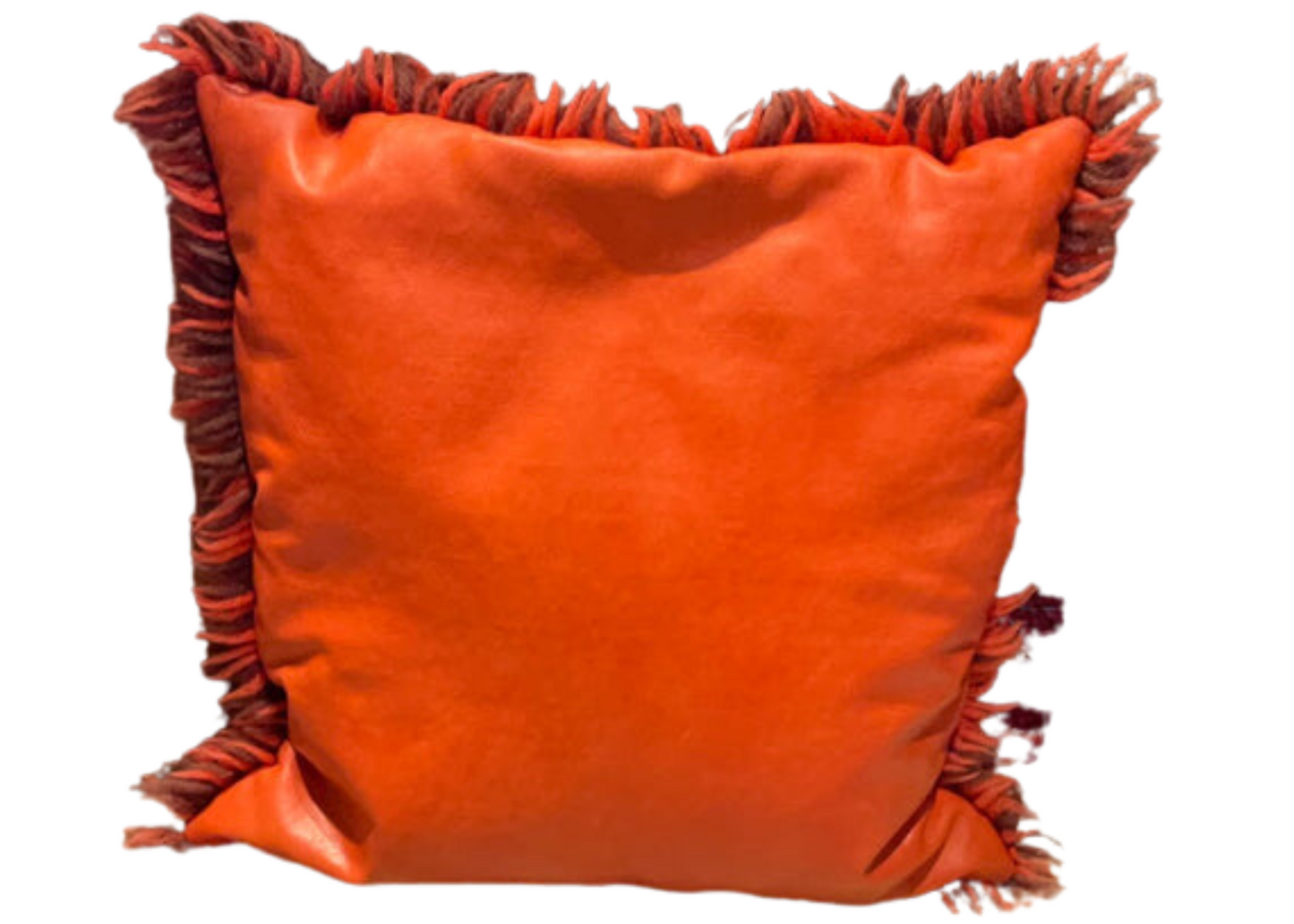70s  Orange Throw Pillow
