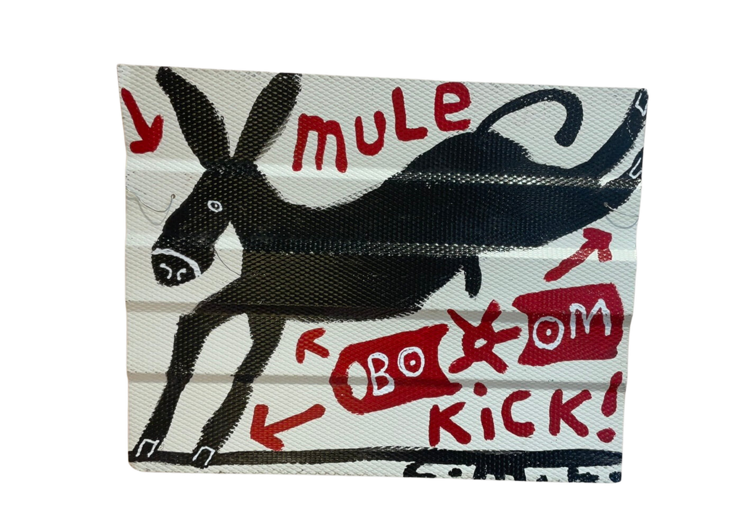 Donkey Mule Boom Kick Outside Art