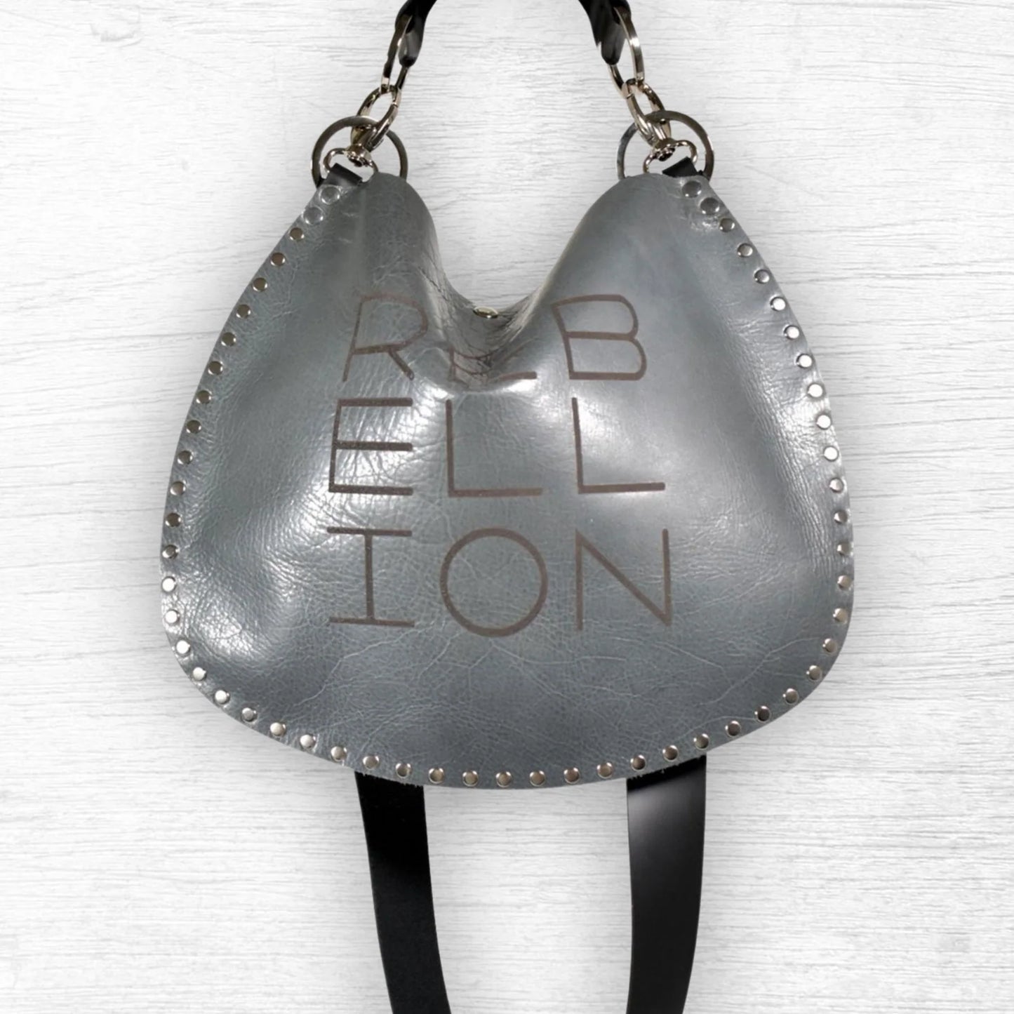 Silver Rebellion Handbag