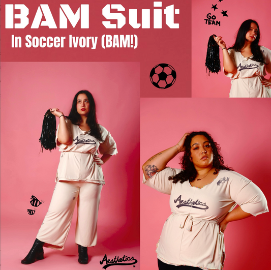 Aesthetics "BAM Suit" in Soccer Ivory (BAM!)