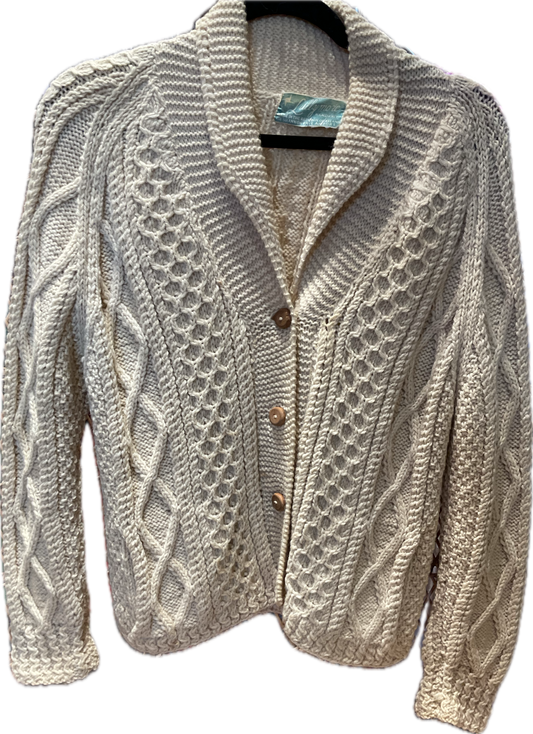 Vintage Lullymore Irish Cardigan Sweater