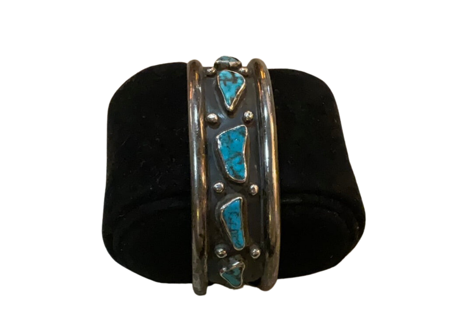 Vintage Navajo SIlver and Turquoise Bracelet