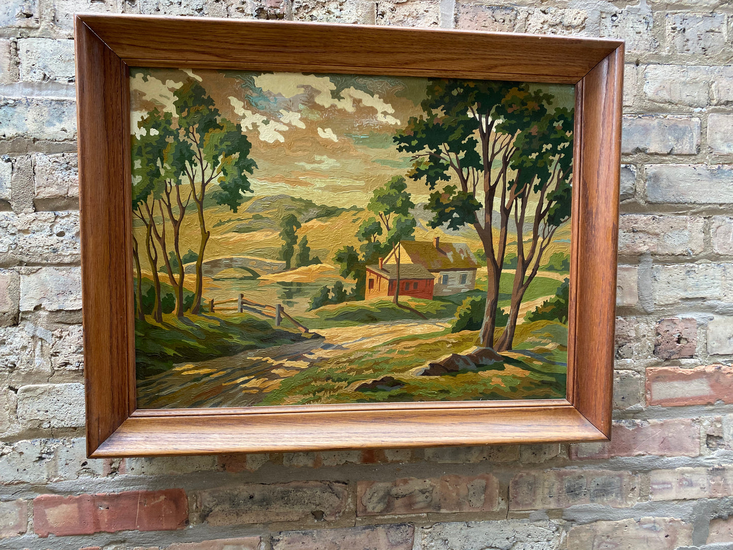 Paint by Number Countryside Scene