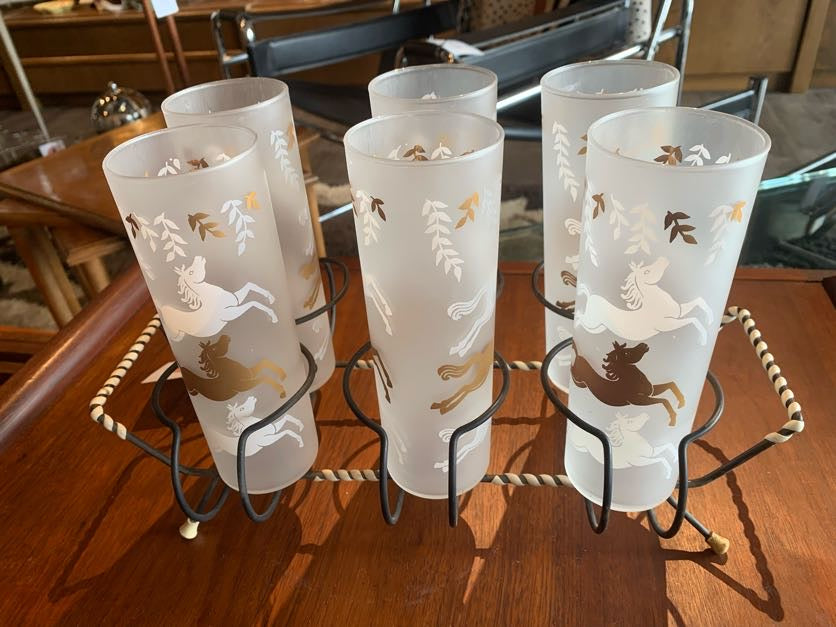 Libby Horse Glassware (set of 6)