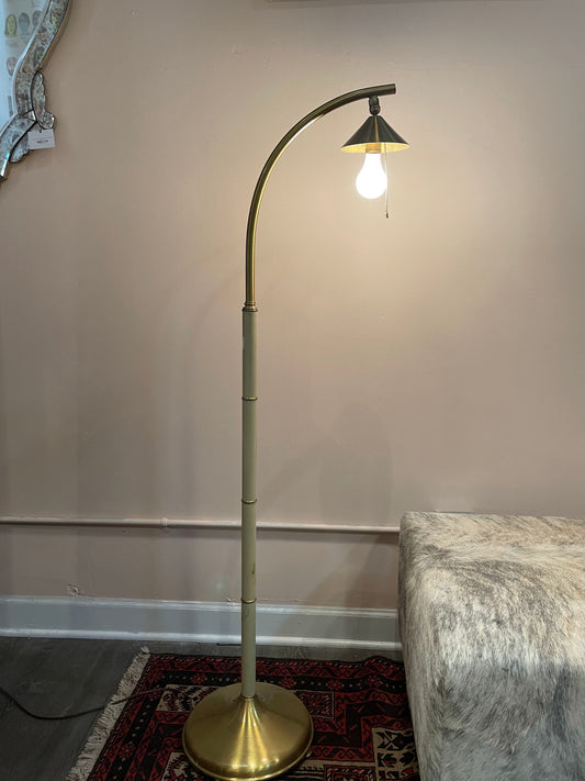 MCM  Floor Lamp with Bamboo Motif