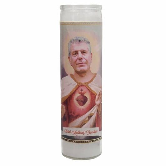 Anthony Bourdain Devotional Prayer Saint Candle