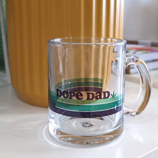 Dope Dad Glass Mug