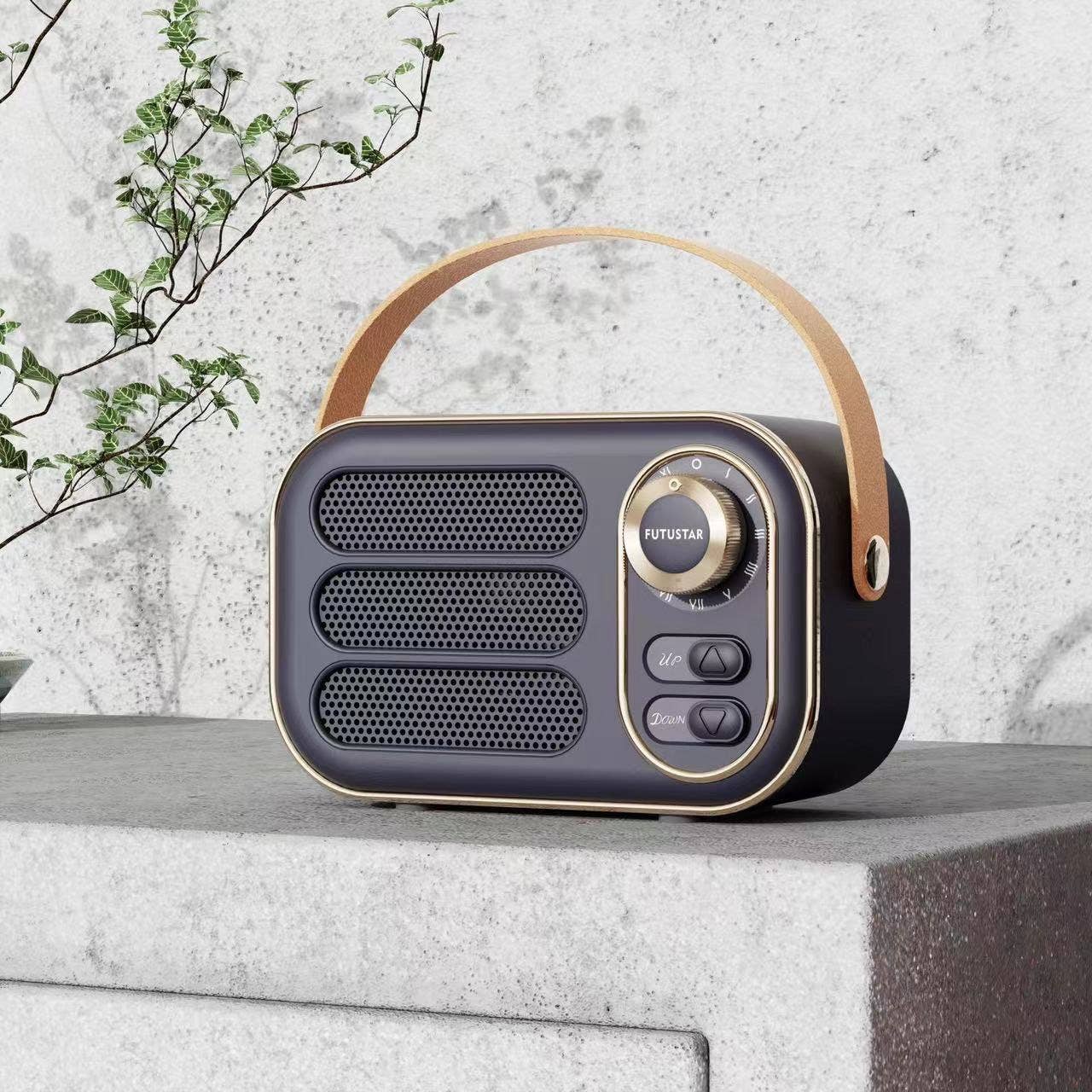 Vintage Bluetooth Speaker: Navy