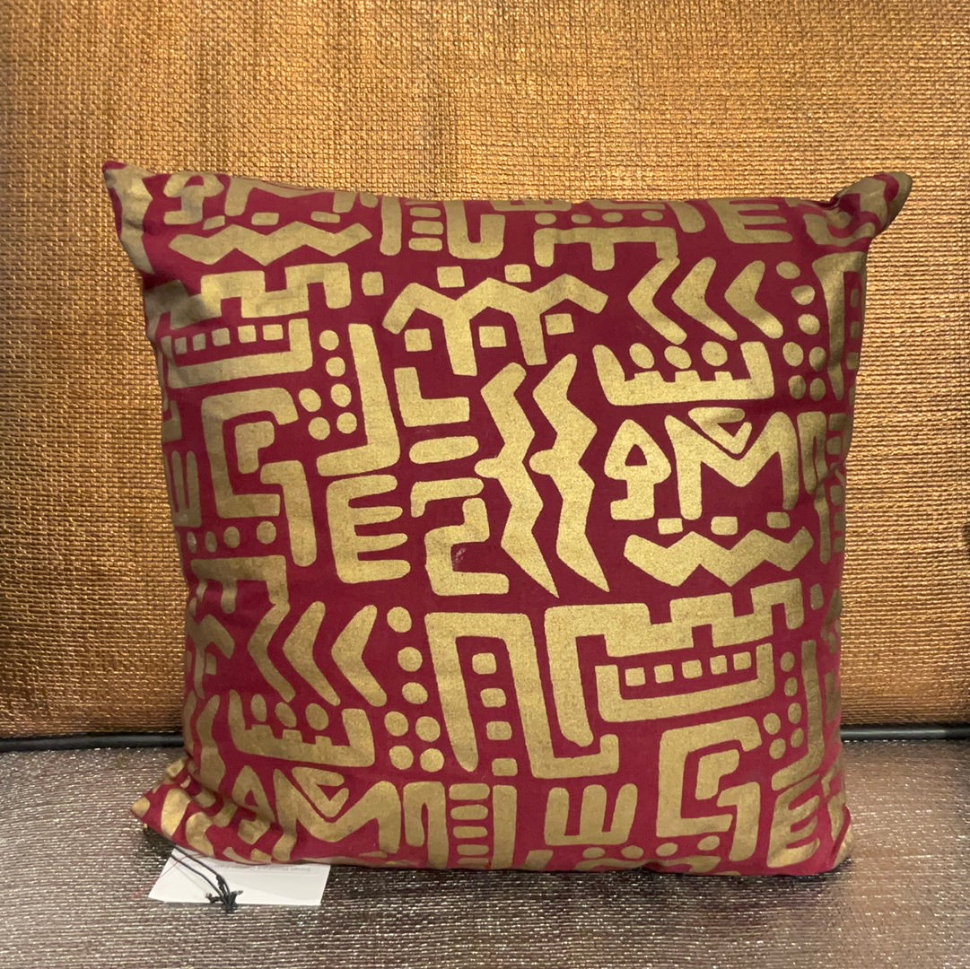 Small Polished Cotton Fabric Pillow