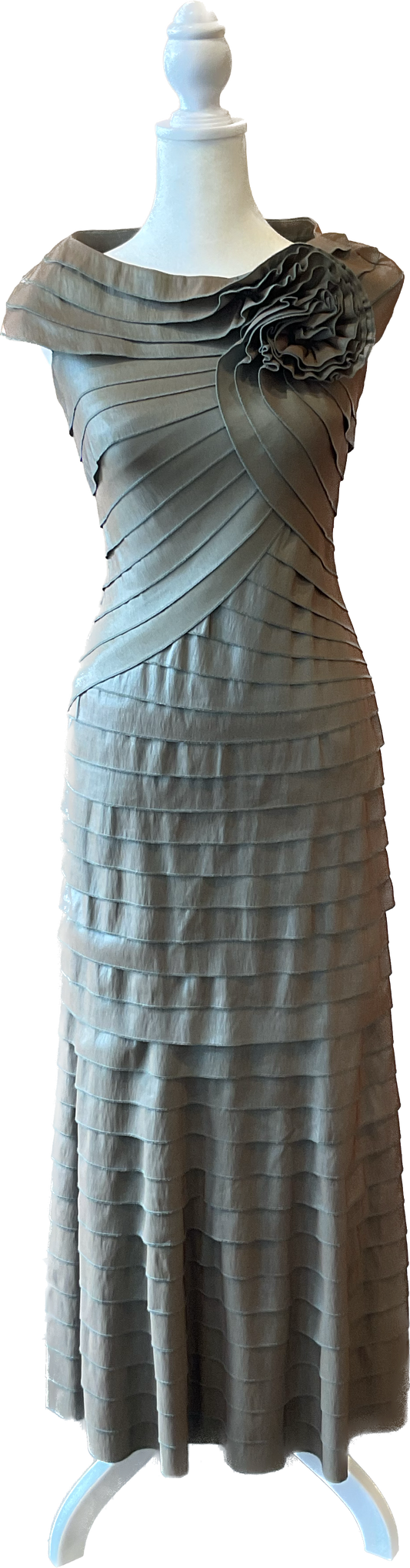 Tadashi Shogi Pleated Origami Dress