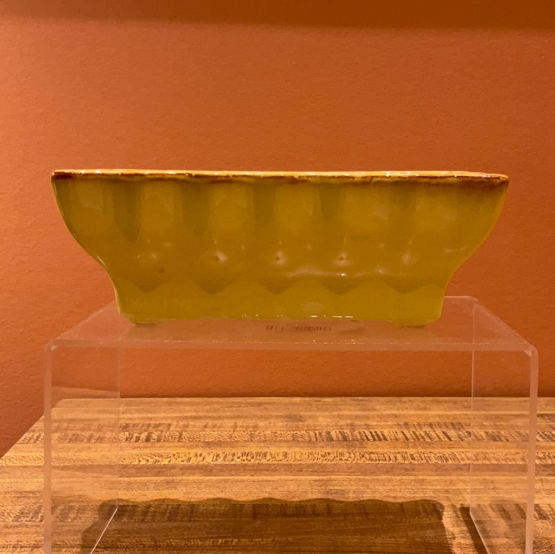 Medium Vintage Yellow Pottery