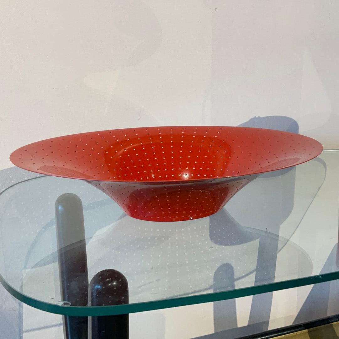 Vintage Alessi Red Bowl