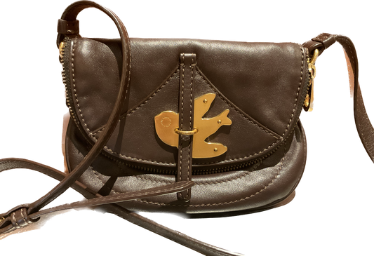 Chocolate Brown  Leather Marc Jacobs Handbag