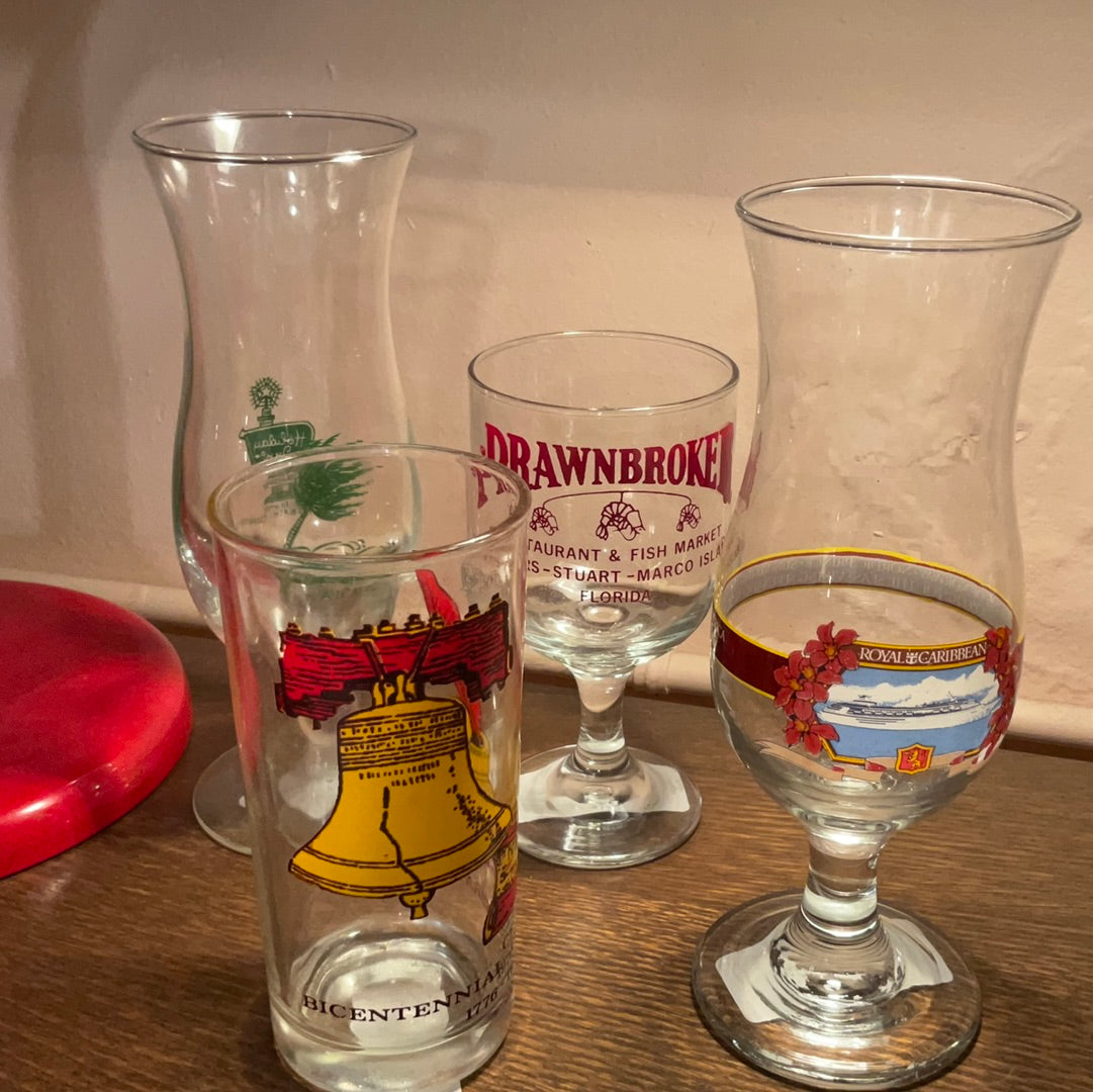 Assorted Vintage Glassware Large