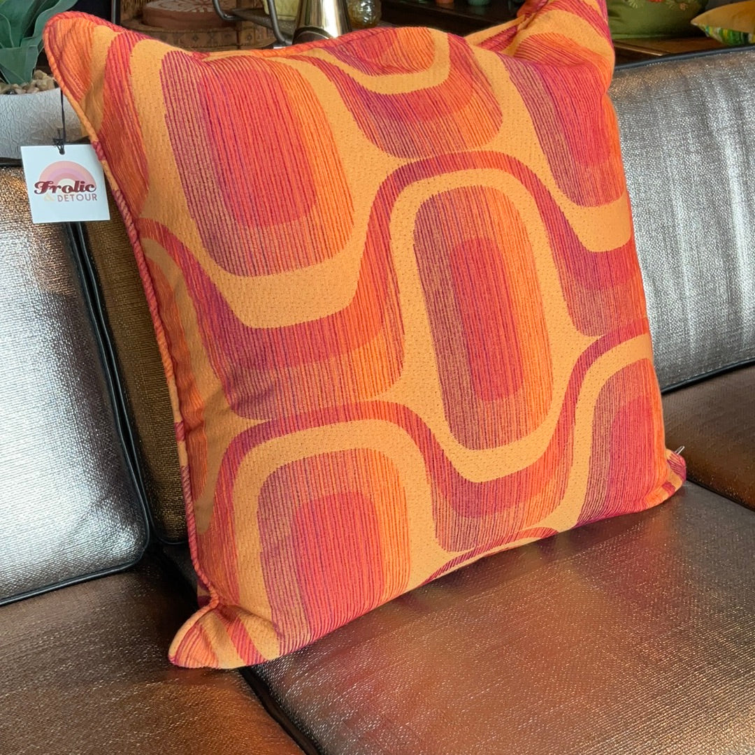 Mod  Orange Pillow