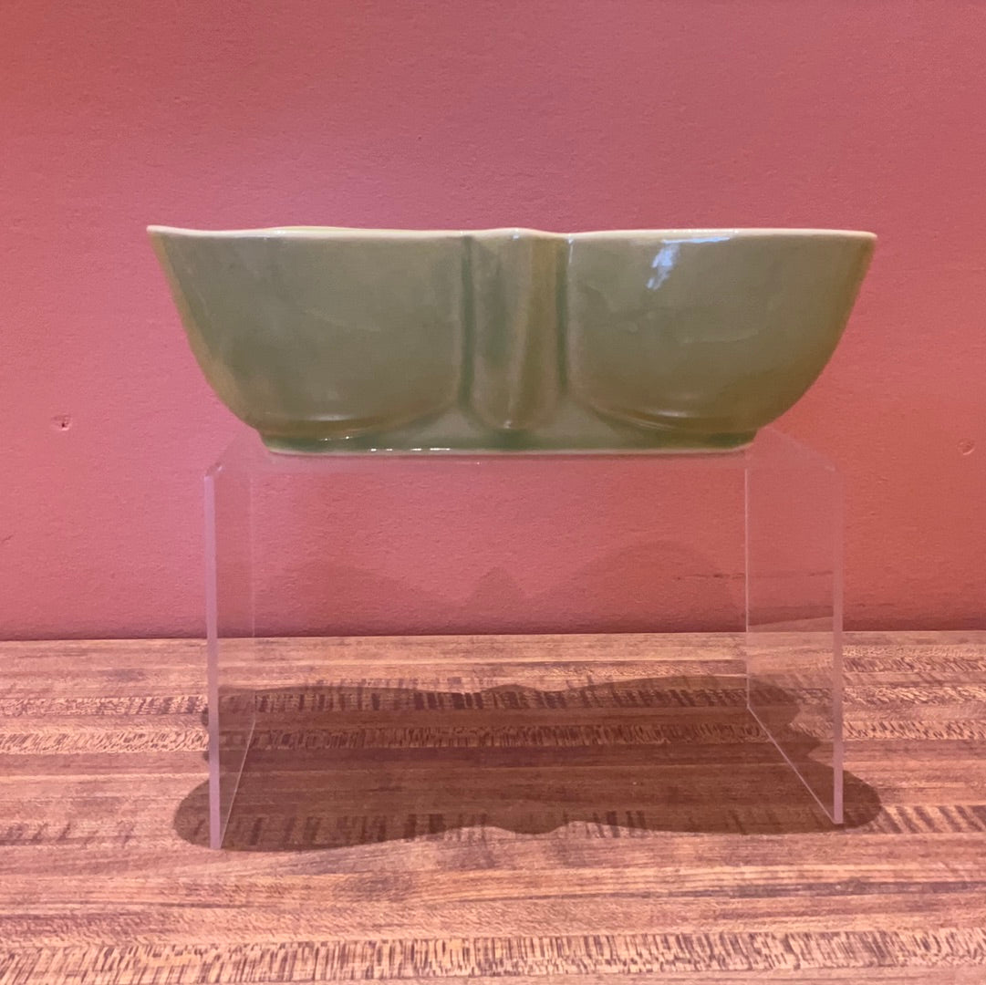 Medium Vintage Green Pottery