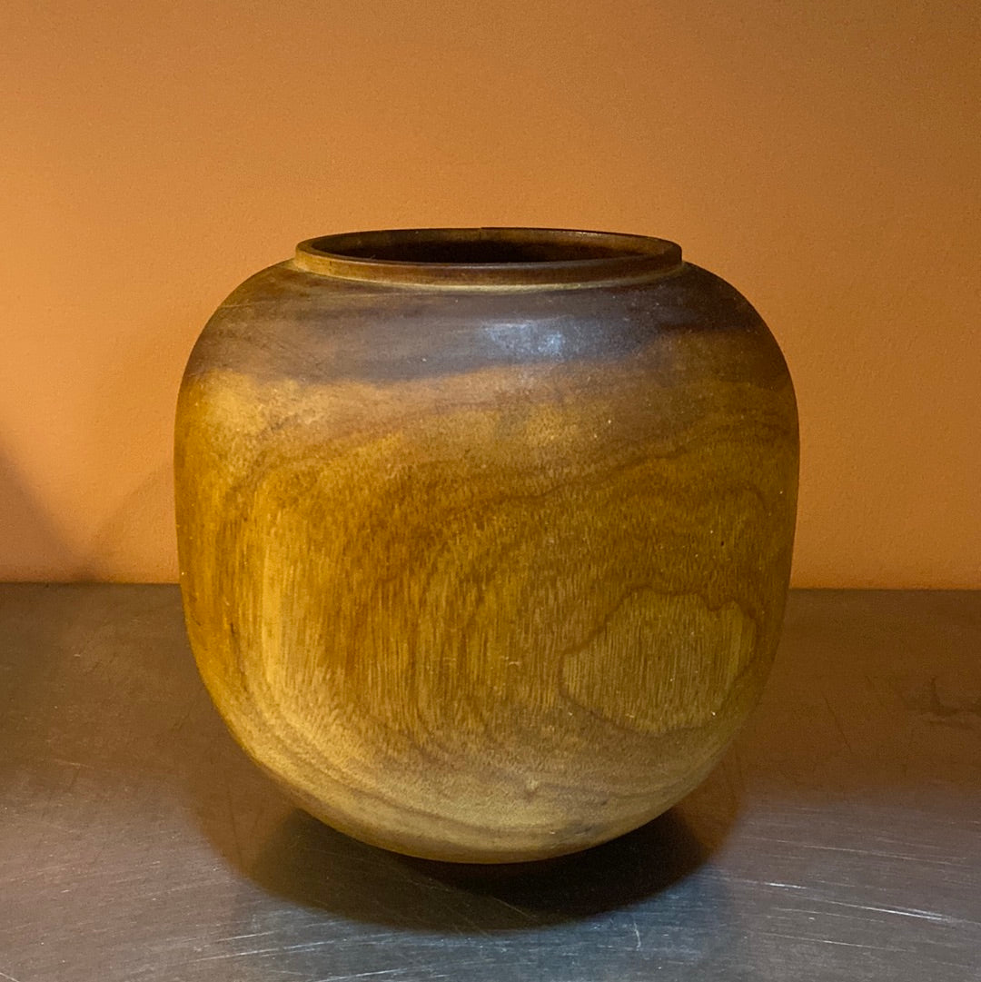 Haitian Wood Vase
